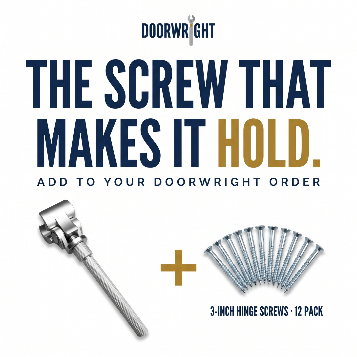 3-Inch Hinge Screws – 12 Pack